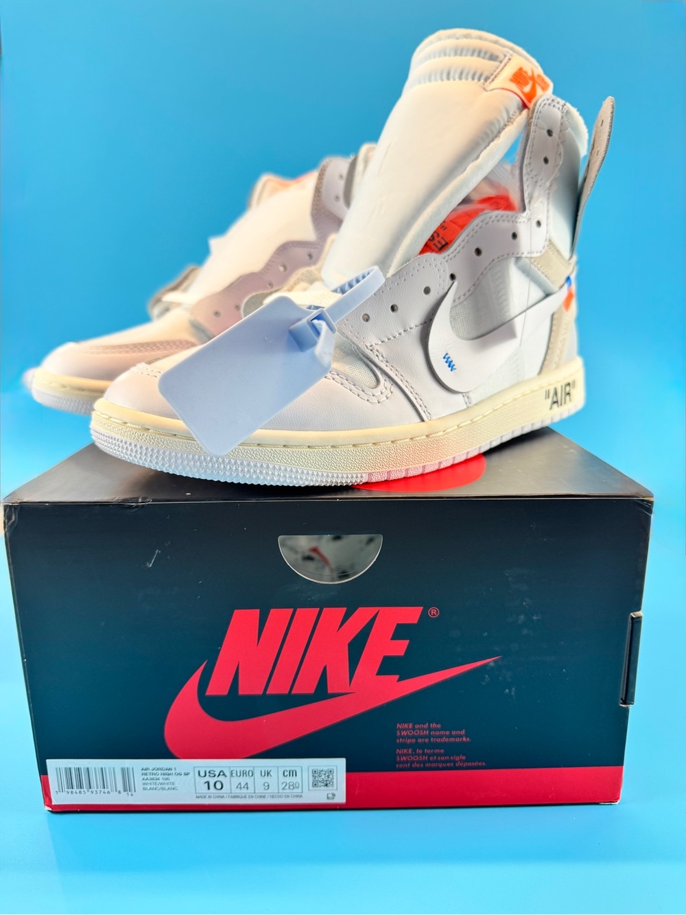 Nike Off-White Air Jordan 1 Retro High OG Men’s Size 10 Brand New